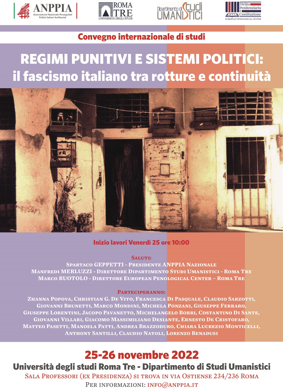 Convegno Internazionale Di Studi -Regimi Punitivi E Sistemi Politici ...